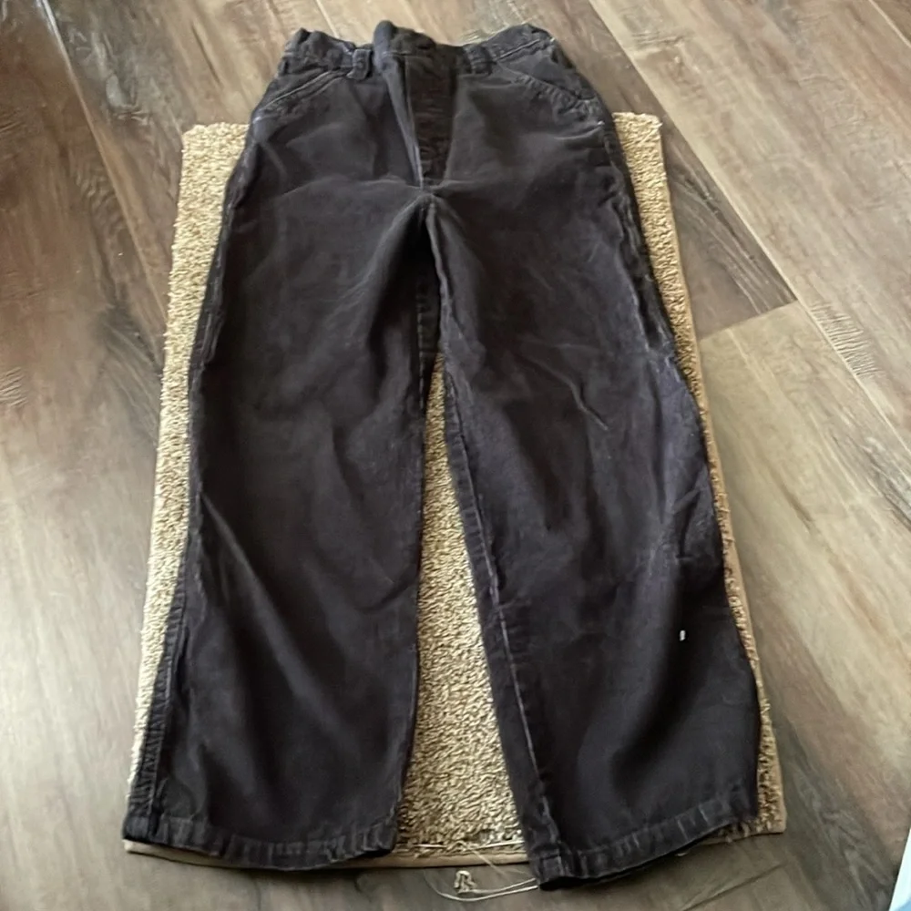 Cherokee Solid Chocolate Brown Corduroy pants 5T